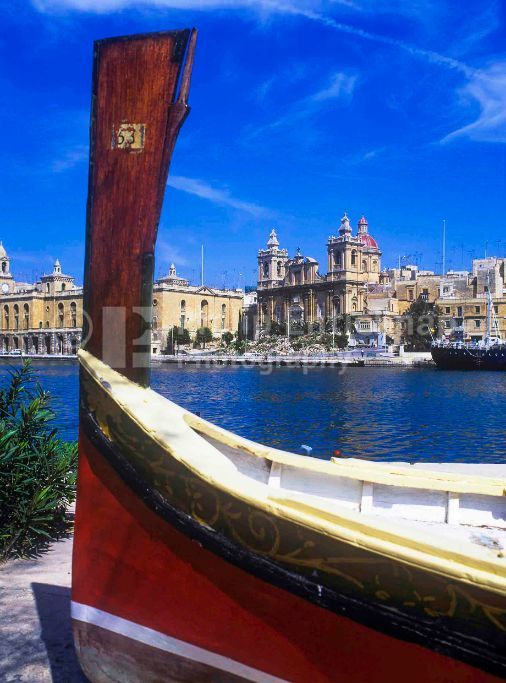 Dghajsa traditional water taxi.