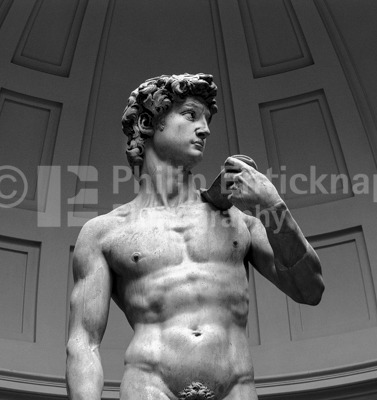Statue of David by Michelangelo.Florence, Italy