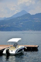 Boat for the day on Lake Como, Italy