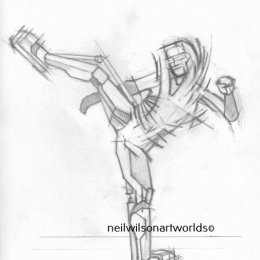 Augment 1, 2016. (Pencils). 300mm x 300mm.