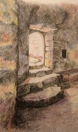 St Govan's Chapel - part of main picture