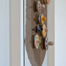 Brhrighde's shield, close up side view