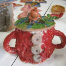 School Transitions, Natural Treasures planter - I love the spider lid