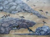 Oyster Catchers on the Solway (detail)