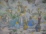 Vases, Buttercups and Armenian Bowl