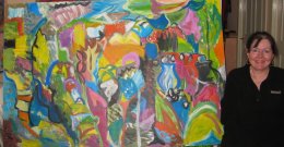 Fiona with 'Arrowheads in Lemba Valley.' (2015)