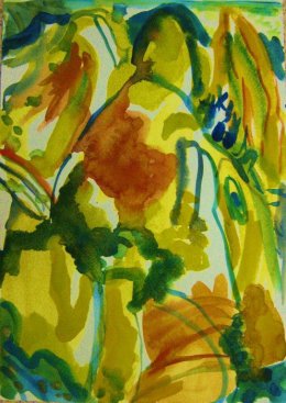 'Mountain-Poem,' (yellows)