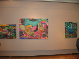 My paintings at the Daugavpils Regional Museum of Studies and Arts