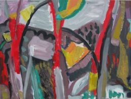 The Wind Threw the Bags into the Trees