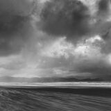 Lone walker on Inch Strand