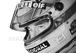 Ayrton Senna Ayrton Senna artwork by Formula 1 artist Mark Anthony