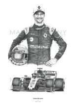 Daniel Ricciardo - 2019 Season Daniel Ricciardo fine art print by Mark Anthony F1 Art