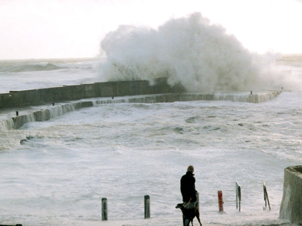 The wave that hit us - Scottish weather.