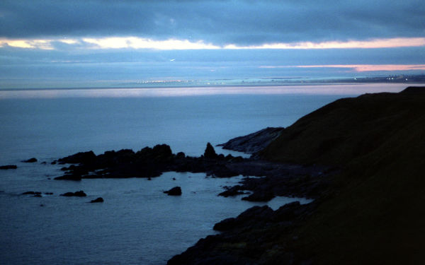 Perthudden at sunset