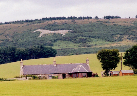 White Horse, Mormond Hill from Formartine & Buchan Way.