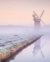 3rd Place Cold Dawn at Hornsey Windpump by Bill Allsopp