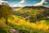 Monsal Dale and the Headstone Viaduct in Derbyshire by Bill Allsopp