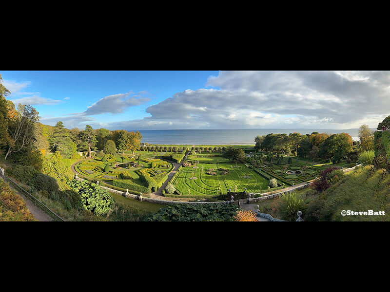 1st digital Dunrobin Castle garden