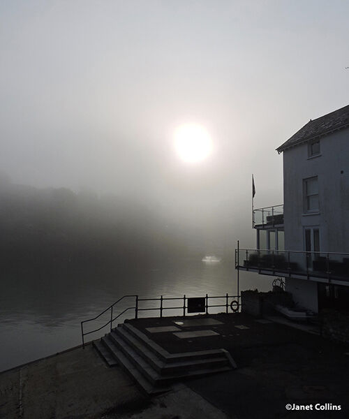 Misty Sunrise over Bodinnick 3rd Prints