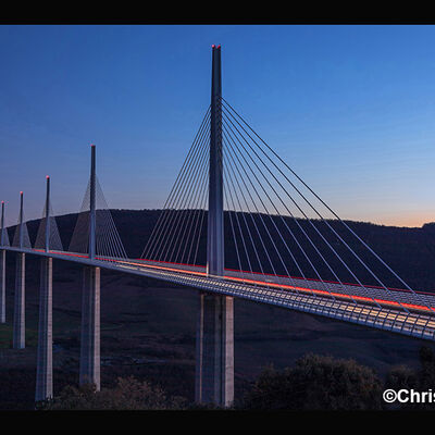 Print 1st Millau  Viaduct