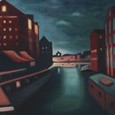 At sundown, Gloucester Docks (sold)