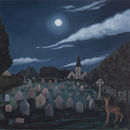 Night visitors, oil on canvas, 70 x 70 cm (sold)