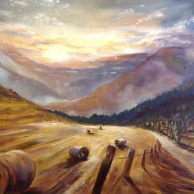 A View of the Cirque de Gavarnie in the French Pyrennees