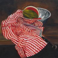 Melon, Bowl and Tea Towel