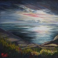 Sunset Over Crackington Haven