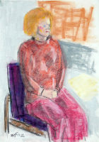 Portrait study - Anne - pastel