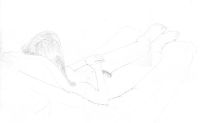 Life Drawing - Ann - pencil