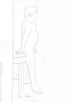 Life Drawing - Stan - pencil