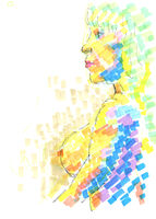 Life Study - Aline - Marker Pen