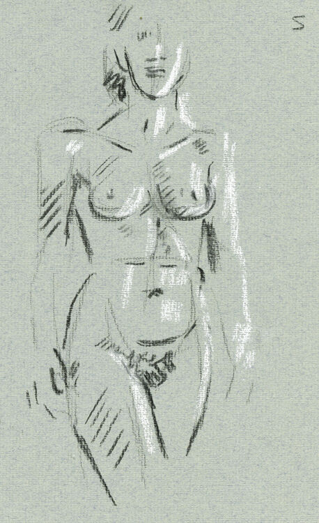 Life Study - Anna - Carbon Pencil