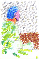 Life Study - Del - Marker Pen