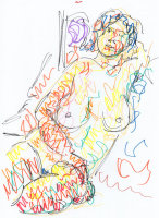 Life Study - Elena - Marker pen 10-0913