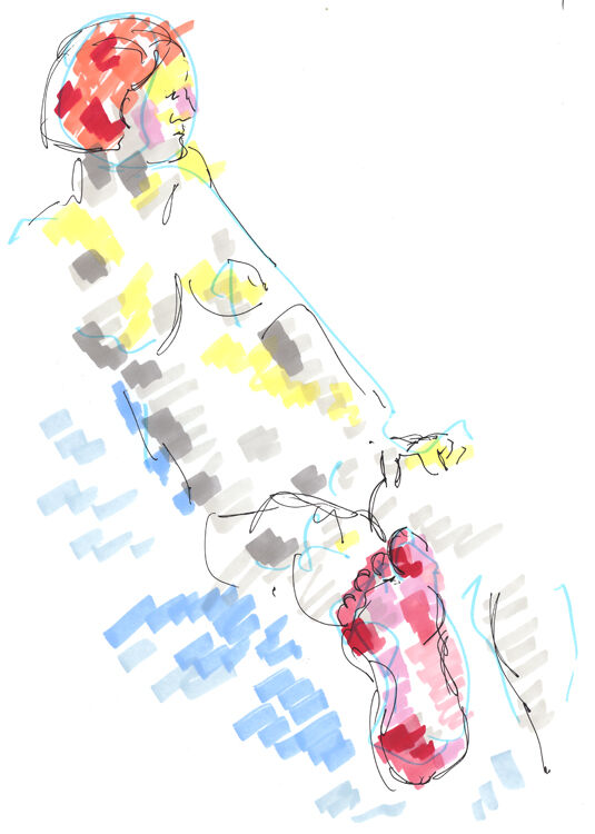 Life Study - Ellen - Marker Pen