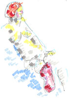 Life Study - Ellen - Marker Pen