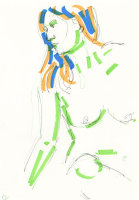 Life Study - Gaia - Marker Pen