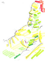 Life Study - Gerry - Marker Pen