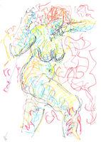 Life Study - Izabella - Marker Pen