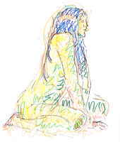 Life Study - Lena - Marker Pen