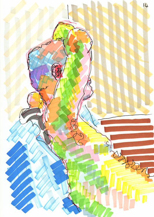 Life Study - Marcus - Marker Pen