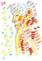 Life Study - Maria' - Marker Pen