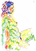 Life Study - Mary - Marker Pen