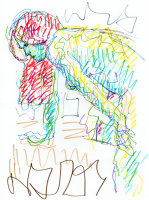 Life Study - Rebecca - Marker pen