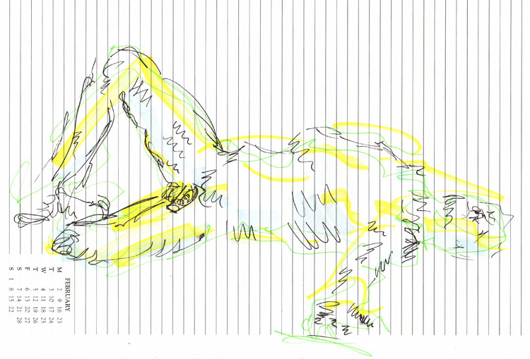 Life Study - Richard - Marker Pen