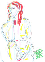 Life Study - Sarah - Marker pen