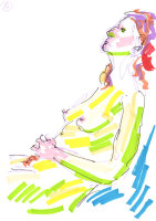 Life Study - Sarah - Marker pen