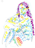 Life Study - Staci - Marker Pen